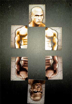 Así comienzan los dos rivales: hay tres zonas de ataque y tres de defensa