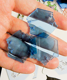 Losetas de hielo. Muy bonitas