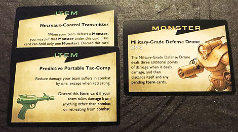 Monstruo con CV 3 y un par de objetos que se pueden ganar de matar a un enemigo si este lo permite, que no será el caso