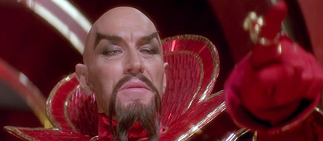 El emperador Ming: un 'Fu Manchú' de las galaxias.