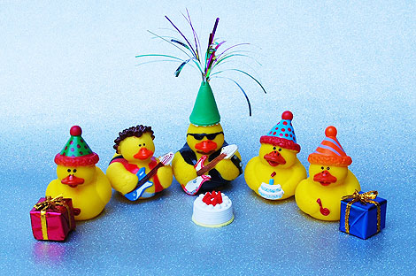 Una pequeña fiesta | Foto: http://duckshow.com/