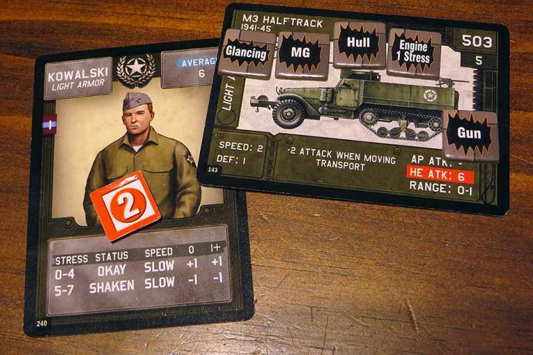 Fin de la batalla: estrés para el comandante y averías para su unidad de transporte.