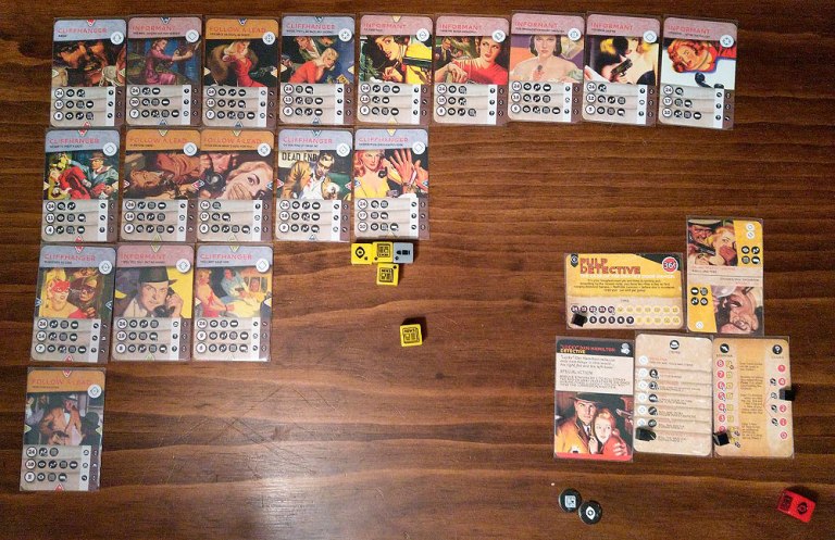 Partida en marcha. Cada línea es una trama