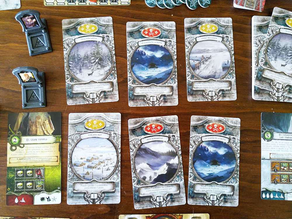 Desarrollo de una partida de Augurios de Hielo cuando aún no está complicada la cosa