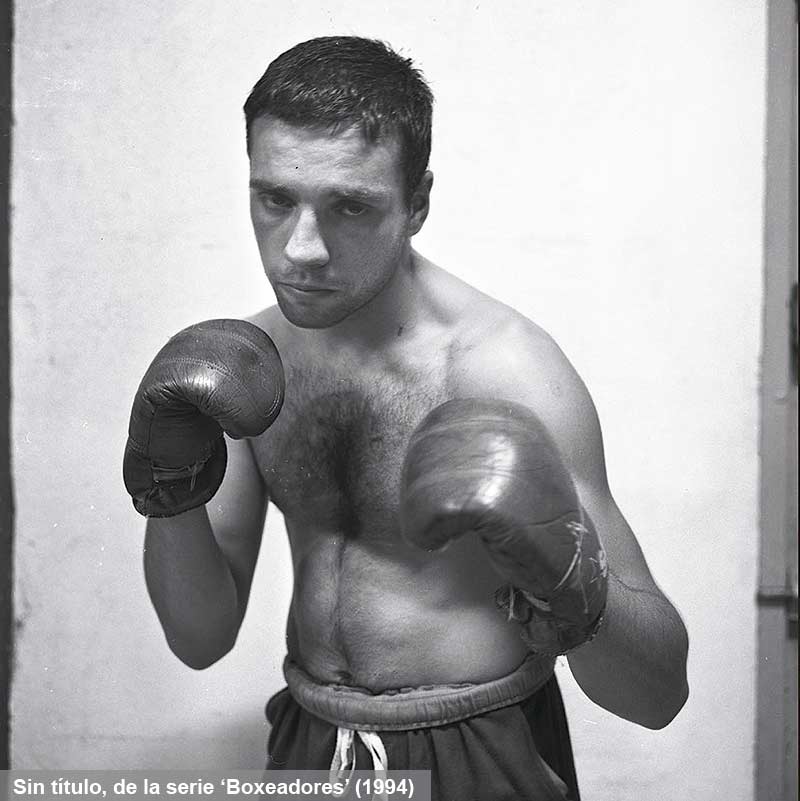 Mathieu Pernot. De la serie Boxeadores